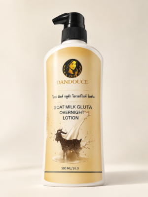 Dandouce Lait Corporel de Nuit Éclaircissant Lait de Chèvre & Glutathion - Anti-Teint Terne & Hydratation - 500ml