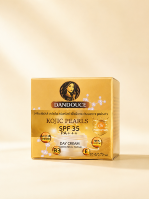 Dandouce Crème de Jour Éclaircissante Kojic Pearls SPF 35 PA++++ - Anti-Taches & Éclat - 20g
