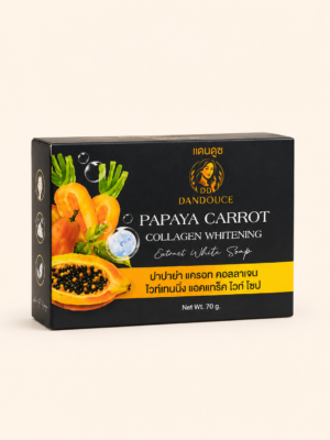 Dandouce Savon Éclaircissant Papaye & Carotte au Collagène - Teint Éclatant & Anti-Taches - 70g